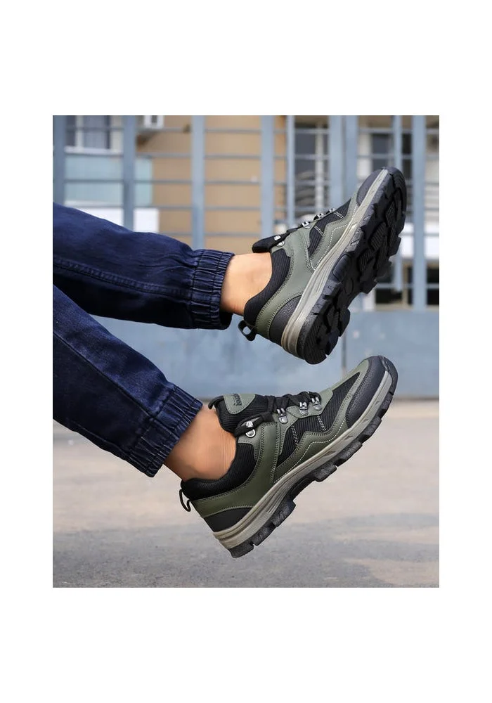 Bacca Bucci Olive Osprey Waterproof Trail and Hiking Shoes for Men | Best Price UAE